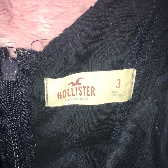 ✨Hollister Navy Blue Lace Dress✨ - Picture 3 of 3